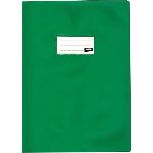 Prot&egrave;ge-cahier  24 x 32 cm Apli - polypropyl&egrave;ne 19/100 - vert 