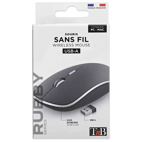 Souris sans fil silencieuse Rubby
