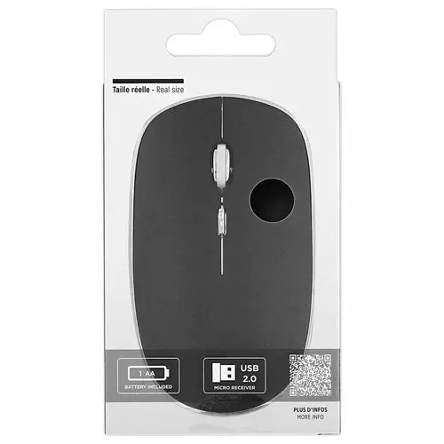 Souris sans fil silencieuse Rubby