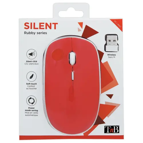 Souris sans fil silencieuse Rubby