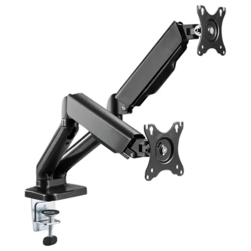 Bras porte-écran double articulé Ergo Line Noir