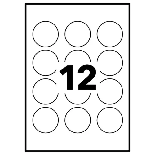 240 Badges adh&eacute;sifs ronds 51mm 