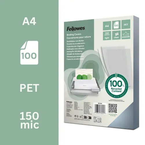 100 COUVERTURE POUR RELIURE A4 150&micro; 