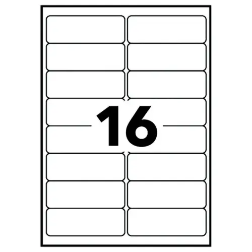 15 Planches d'étiquettes 99,1x33,9 mm 240étiq/boîte