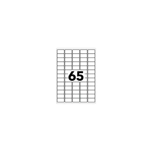 15 Planches d'&eacute;tiquettes 38,1x21,2 mm 975&eacute;tiq/bo&icirc;te 