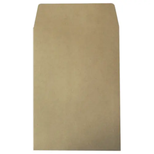 150 Pochettes kraft brun - 160x230mm à soufflets - POCHECO