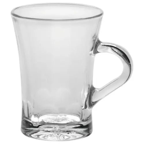 6 Tasses transparentes AMALFI 17 cl en verre 