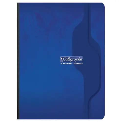 Cahier brochure 70g - 17x22cm - 5x5 -192 pages - CALLIGRAPHE