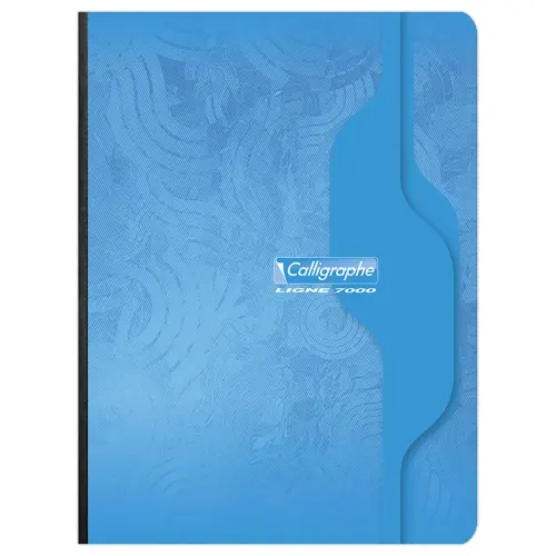 Cahier brochure 70g - 17x22cm - 5x5 -192 pages - CALLIGRAPHE