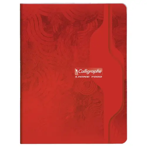 Cahier agraf&eacute; Calligraphe 70g, 17x22 cm,5x5,96 pages 