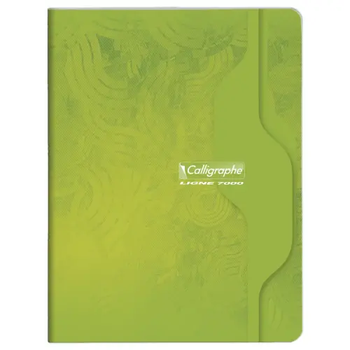 Cahier agraf&eacute; Calligraphe 70g, 17x22 cm,5x5,96 pages 