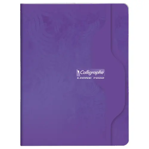 Cahier agraf&eacute; Calligraphe 70g, 17x22 cm,5x5,96 pages 