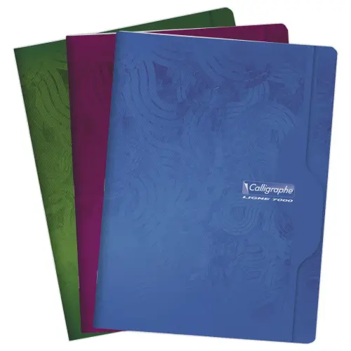 Cahier agrafé Calligraphe 70g, 24x32 cm,5x5,96 pages