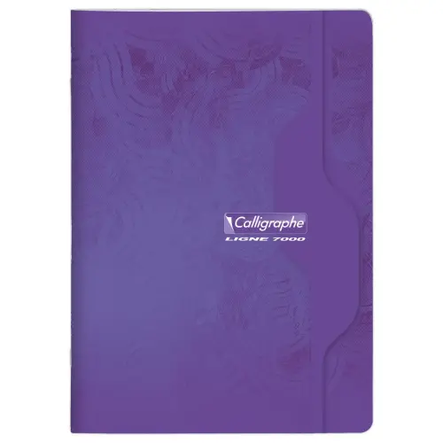 Cahier agrafé Calligraphe 70G, A4, 5x5,192 pages