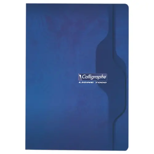 Cahier agrafé Calligraphe 70G, A4, 5x5,96 pages