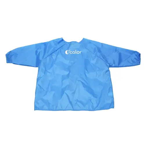 Tablier protecteur lavable O'color taille 4/6 ans - bleu