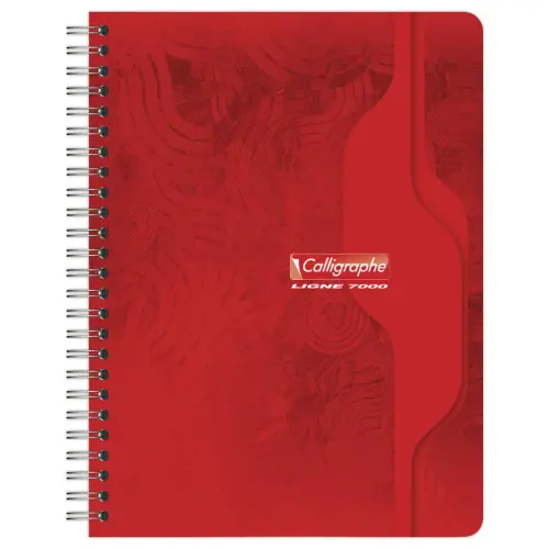 Cahier spirales - 70g - 17x22cm, Seyes, 100 pages - CALLIGRAPHE