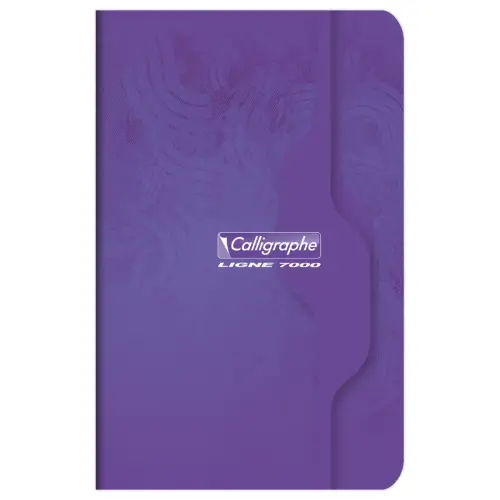 Carnet agrafé 5 x 5 - 9 x 14 cm 70 g - 96 pages - Coloris aléatoire - Calligraphe