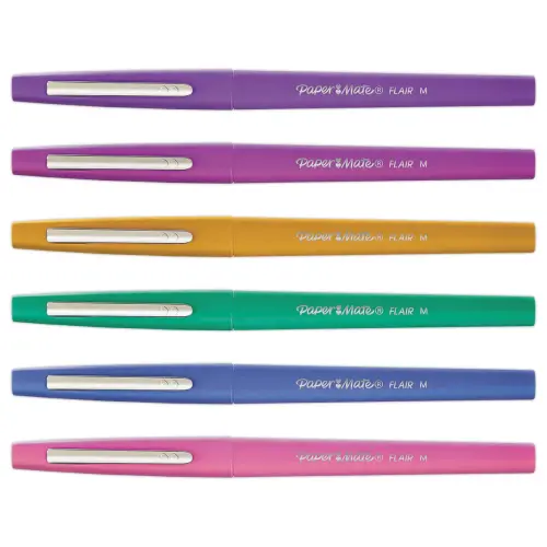 16 Feutres  Flair - Candy Pop - Ecriture moyenne - PAPERMATE 