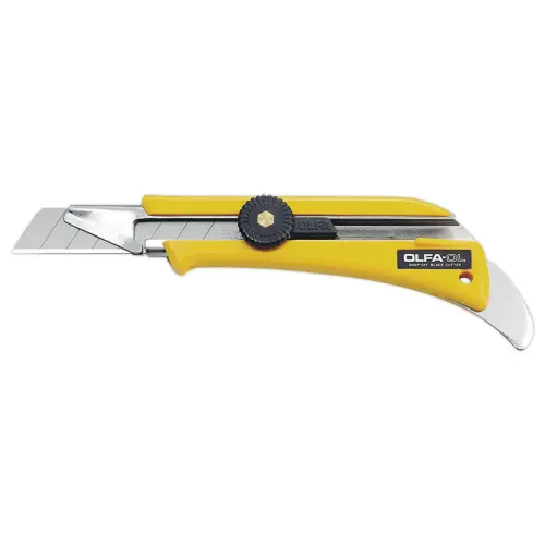Cutter pour usage intensif avec talon m&eacute;tal - Lame 18mm 