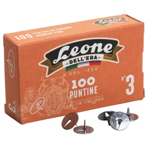 100 Punaises acier 11,5 mm N&deg;3 - inox 