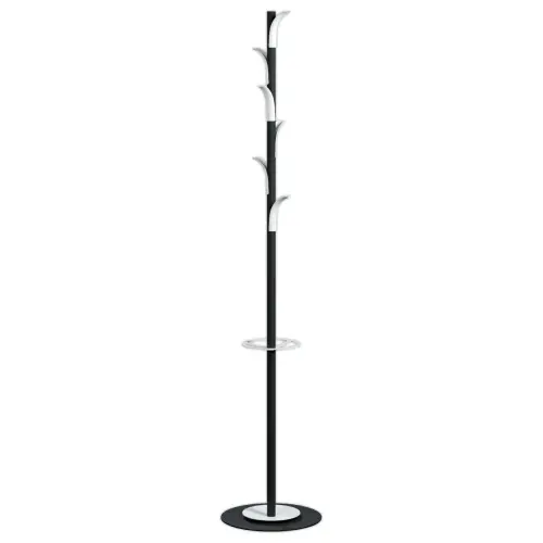 Portemanteau 6 patères - noir/blanc
