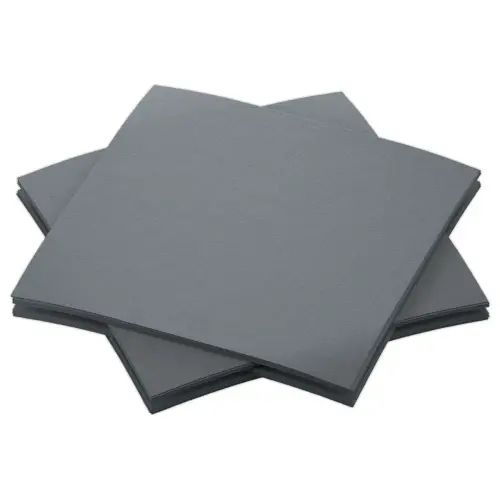 180 Serviettes cocktail - 20 x 20 cm - Gris - DUNI