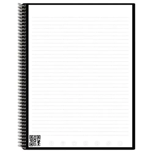 Cahier connect&eacute; et r&eacute;utilisable &agrave; l'infini Rocketbook Core Letter - A4 - Bleu fonc&eacute; - 32 pages - ROCKETBOOK 