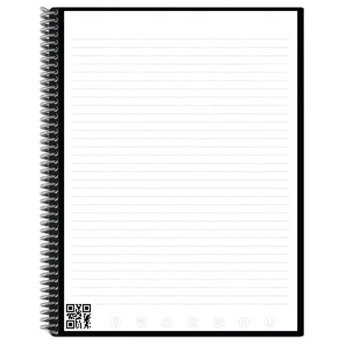 Cahier connecté et réutilisable à l'infini Rocketbook Core Executive - A5 - Bleu foncé - 36 pages - ROCKETBOOK