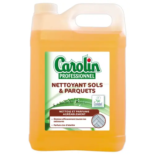 Nettoyant Sols et Parquets Ecolabel CAROLIN 5L