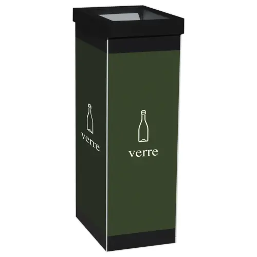 Poubelle de tri sélectif - Verre - PAPERFLOW