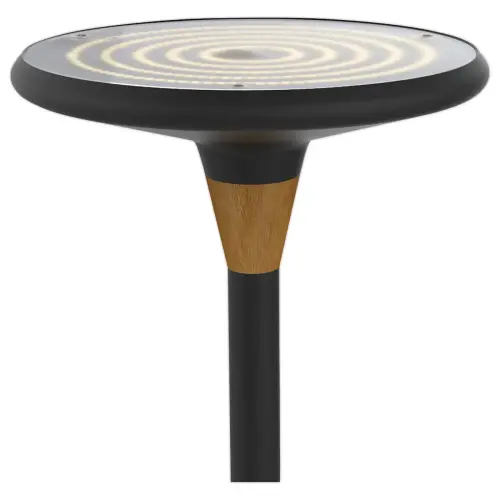 Lampadaire Baly Bamboo LED - Noir - UNILUX 