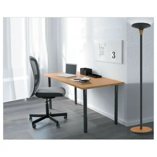 Lampadaire Baly Bamboo LED - Noir - UNILUX 