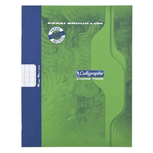 Cahier de brouillon CLAIREFONTAINE - 17x22cm - 48 pages Sey&egrave;s 56g -  - lot de 10 