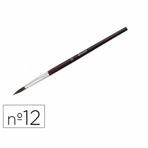 Pinceau gouache poil de poney n°12 O'color - lot de 10