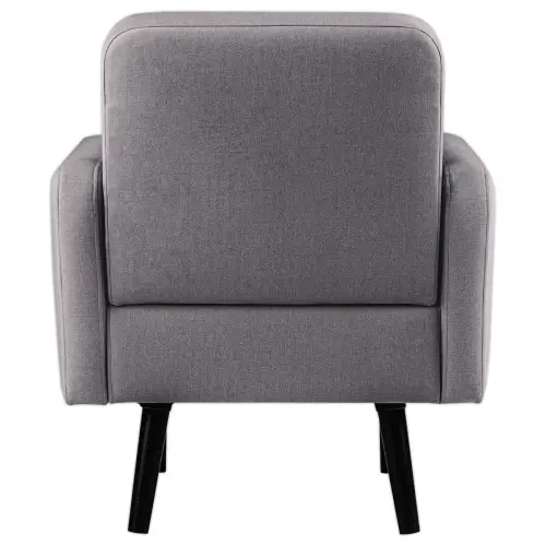 Fauteuil LISBOA 1 place Tissu gris souris mont&eacute; 