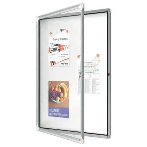 Vitrine d'int&eacute;rieur magn&eacute;tique Premium Plus - 9 x A4 - NOBO 