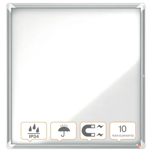 Vitrine d'extérieur magnétique Premium Plus -12 x A4 - NOBO