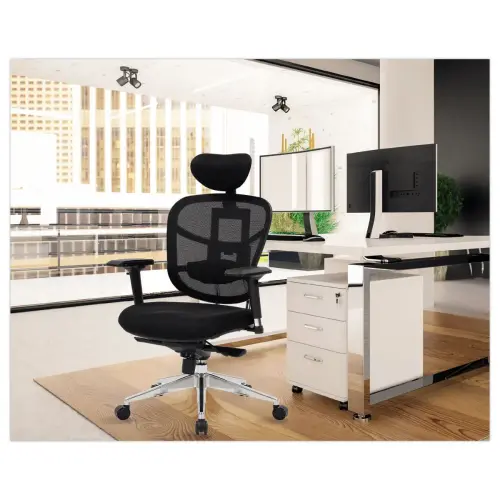 Siège STAR SEAT synchrone - Avec têtière - Noir - Monté