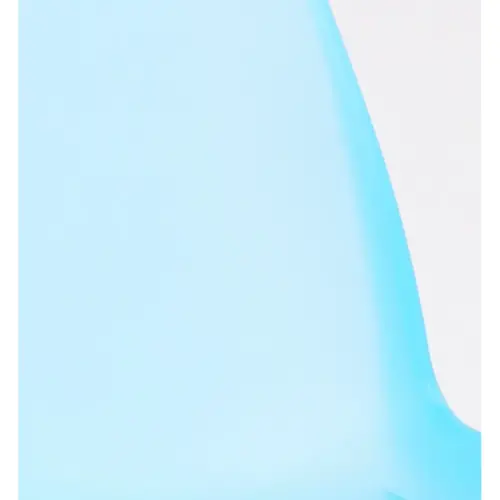 Chaise Charlotte translucide bleu 