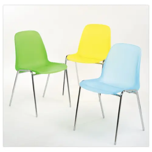 Chaise Charlotte translucide vert
