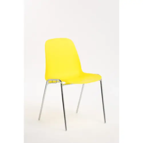 Chaise Charlotte translucide jaune