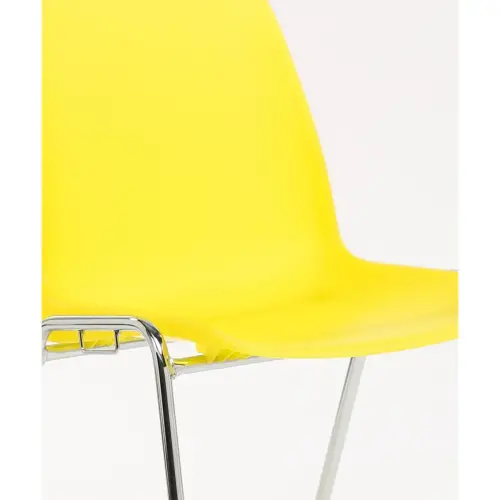 Chaise Charlotte translucide jaune