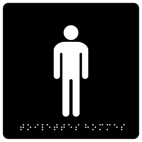 Plaque de signalisation – Hommes – Pavo