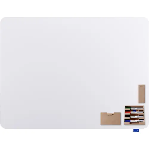 Tableau blanc sans cadre ESSENCE - Surface &eacute;maill&eacute;e - 119,5 x 119,5 cm - Legamaster 