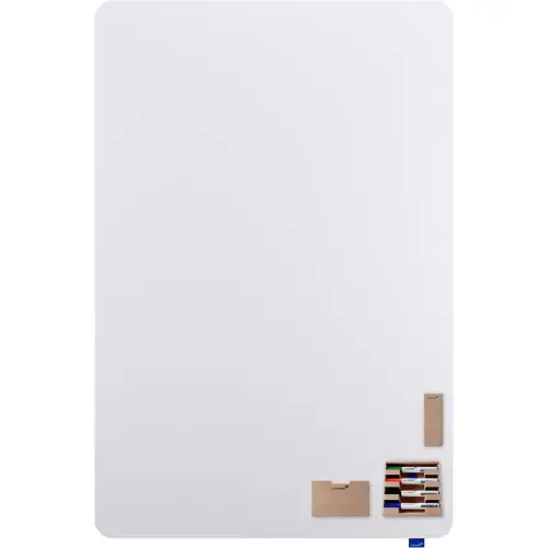 Tableau blanc vertical sans cadre ESSENCE - Surface &eacute;maill&eacute;e - 150 x 100 cm - Legamaster 