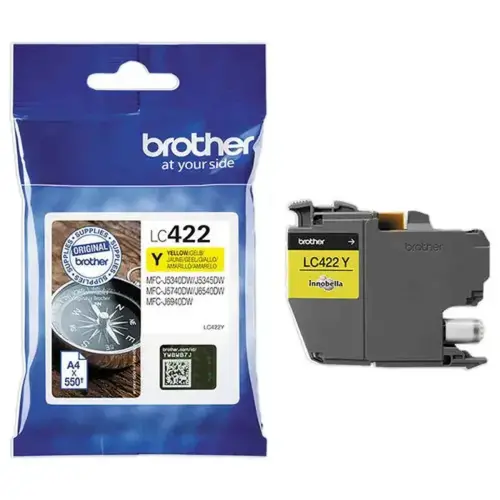 Cartouche jet d'encre LC422Y - Jaune - Brother