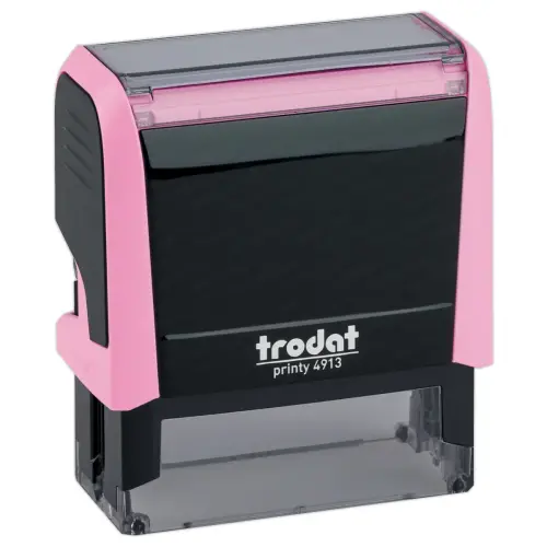 Tampon TRODAT Printy 6L Maxi 4913 personnalisable - Rose pastel 