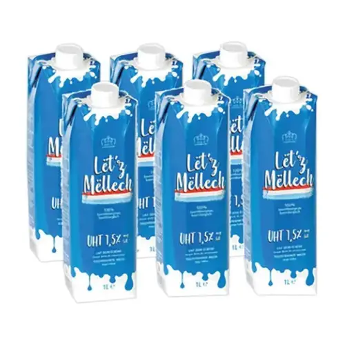 6 LAIT DEMI-ECREME 1.5% PACK 6X1L 