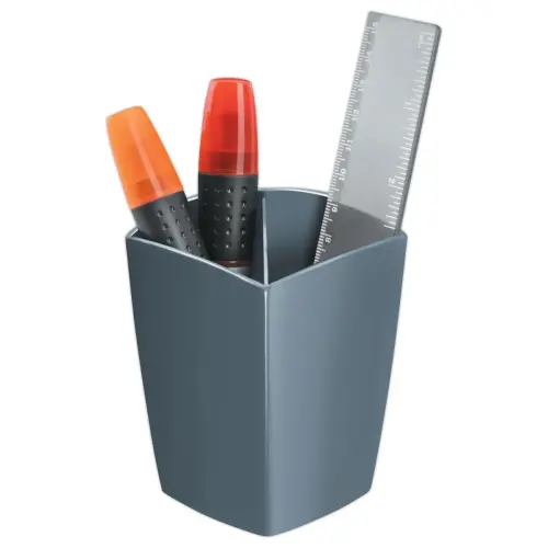 Pot à crayons CEP PRO GLOSS opaque - Gris